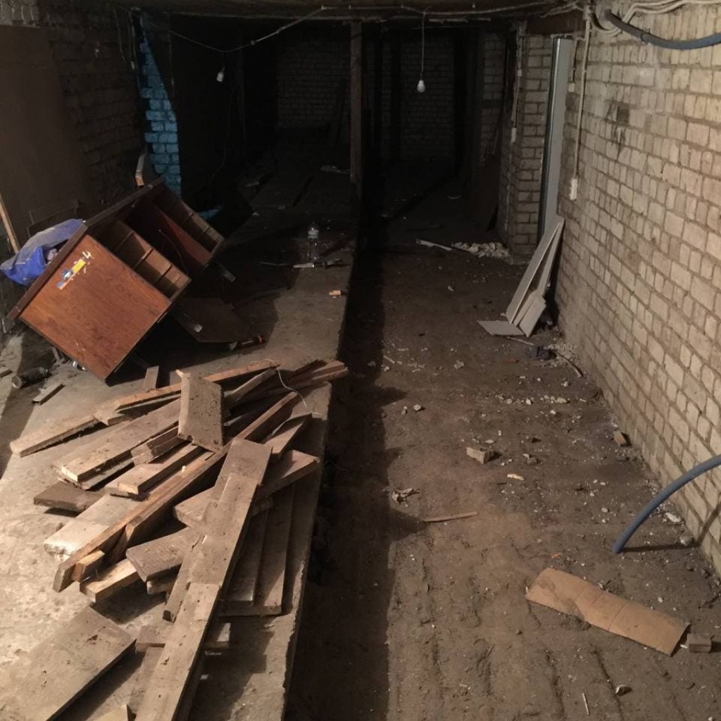 We moved into a new room